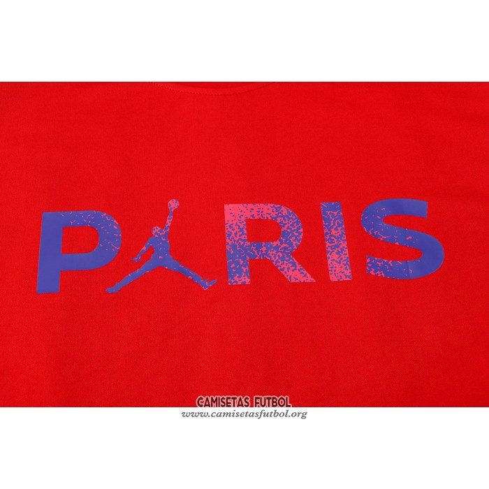 Chandal del Paris Saint-Germain Jordan Manga Corta 2021/2022 Rojo